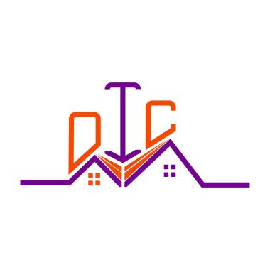 OIC Real State logo tasarımı, OIC basit ve modern logo. OIC lüks alfabe tasarımı  