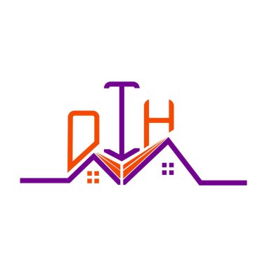 OIH Real State logo tasarımı, OIH basit ve modern logo. OIH lüks alfabe tasarımı  