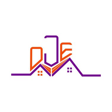 OJE Real State logo tasarımı, OJE basit ve modern logo. OJE lüks alfabe tasarımı  