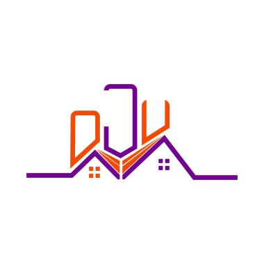 OJU Real State logo tasarımı, OJU basit ve modern logo. OJU lüks alfabe tasarımı  