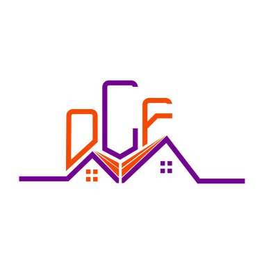 OLF Real State logo tasarımı, OLF basit ve modern logo. OLF lüks alfabe tasarımı  