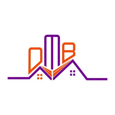 OMB Real State logo tasarımı, OMB basit ve modern logo. OMB lüks alfabe tasarımı  