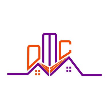 OMC Real State logo tasarımı, OMC basit ve modern logo. OMC lüks alfabe tasarımı  