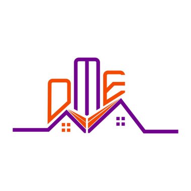 OME Real State logo tasarımı, OME basit ve modern logo. OME lüks alfabe tasarımı  