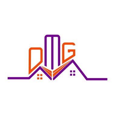 OMG Real State logo tasarımı, OMG basit ve modern logo. OMG lüks alfabe tasarımı  