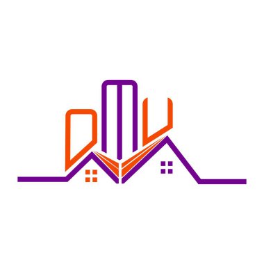 OMU Real State logo tasarımı, OMU basit ve modern logo. OMU lüks alfabe tasarımı  