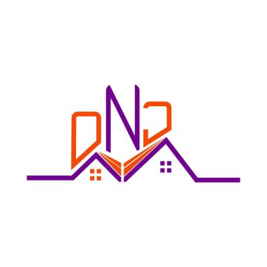 ONJ Real State logo tasarımı, ONJ basit ve modern logo. ONJ lüks alfabe tasarımı  