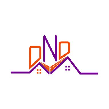 ONO Real State logo tasarımı, ONO basit ve modern logo. ONO lüks alfabe tasarımı  