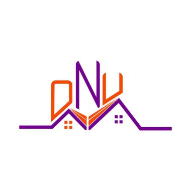 ONU Real State logo tasarımı, ONU basit ve modern logo. ONU lüks alfabe tasarımı  