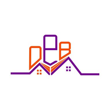 OPB Real State logo tasarımı, OPB basit ve modern logo. OPB lüks alfabe tasarımı  