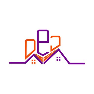OPJ Real State logo tasarımı, OPJ basit ve modern logo. OPJ lüks alfabe tasarımı  