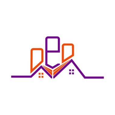 OPO Real State logosu tasarımı, OPO basit ve modern logosu. OPO lüks alfabe tasarımı  