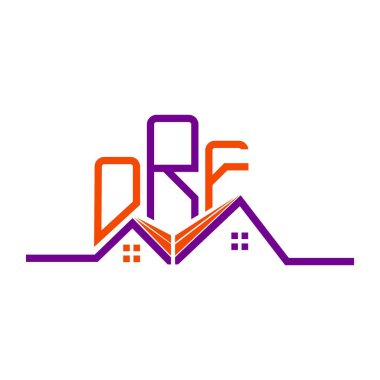 ORF Real State logo tasarımı, ORF basit ve modern logo. ORF lüks alfabe tasarımı  