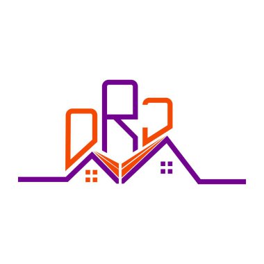 ORJ Real State logo tasarımı, ORJ basit ve modern logo. ORJ lüks alfabe tasarımı  