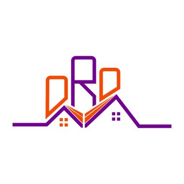 ORO Real State logo tasarımı, ORO basit ve modern logo. ORO lüks alfabe tasarımı  