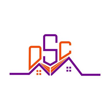 OSC Real State logo tasarımı, OSC basit ve modern logosu. OSC lüks alfabe tasarımı  