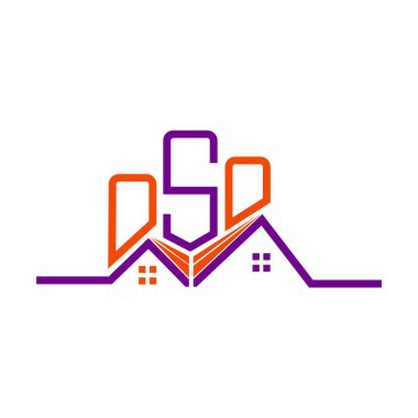 OSO Emlak Logosu Tasarımı, OSO Basit ve Modern Logo. OSO lüks alfabe tasarımı  