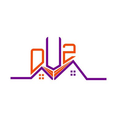 OUZ Real State logo tasarımı, OUZ basit ve modern logo. OUZ lüks alfabe tasarımı  