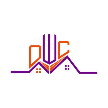 OWC Real State logo tasarımı, OWC basit ve modern logo. OWC lüks alfabe tasarımı  