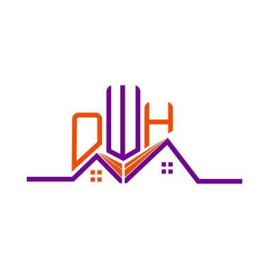OWH Emlak Logosu Tasarımı, OWH Basit ve Modern Logo. OWH lüks alfabe tasarımı  