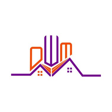 OWM Real State logo tasarımı, OWM basit ve modern logo. OWM lüks alfabe tasarımı  