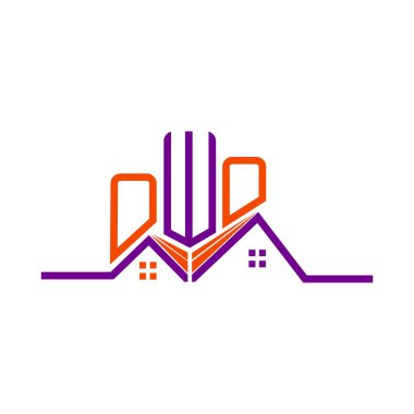 OWO Real State logo tasarımı, OWO basit ve modern logosu. OWO lüks alfabe tasarımı  