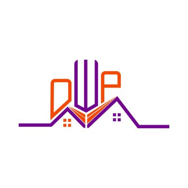 OWP Real State logo tasarımı, OWP basit ve modern logo. OWP lüks alfabe tasarımı  