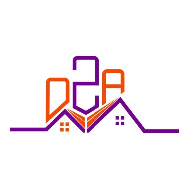 OZA Emlak Logosu Tasarımı, OZA Basit ve Modern Logo. OZA lüks alfabe tasarımı  