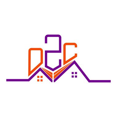 OZC Emlak Logosu Tasarımı, OZC Basit ve Modern Logo. OZC lüks alfabe tasarımı  