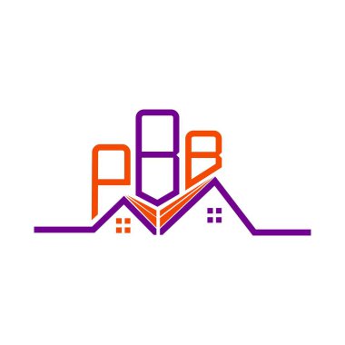 PBB Real State logo tasarımı, PBB basit ve modern logo. PBB lüks alfabe tasarımı  
