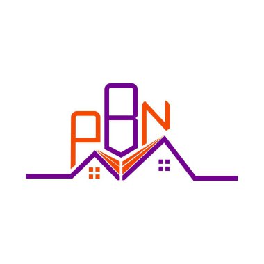 PBN Real State logo tasarımı, PBN basit ve modern logo. PBN lüks alfabe tasarımı  