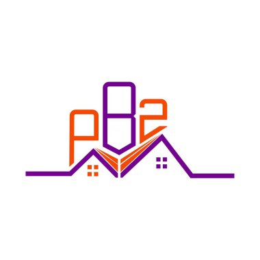 PBZ Real State logo tasarımı, PBZ basit ve modern logo. PBZ lüks alfabe tasarımı  