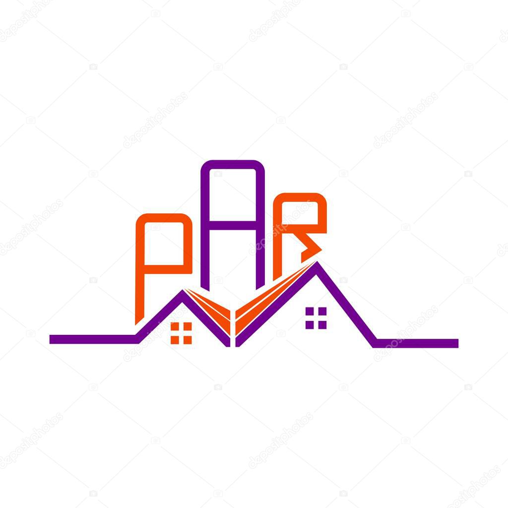 PAR Real State logo design, PAR simple and modern logo. PAR luxurious alphabet design