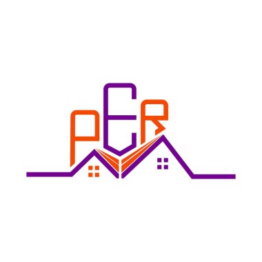 PER Emlak Logosu Tasarımı, PER basit ve modern logo. PER lüks alfabe tasarımı  