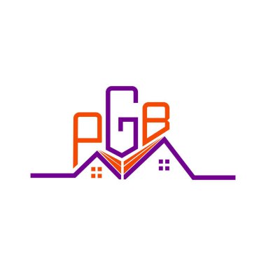 PGB emlak logosu tasarımı, PGB basit ve modern logo. PGB lüks alfabe tasarımı  