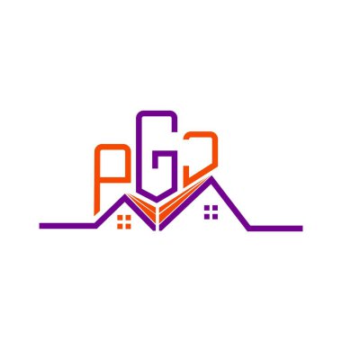 PGJ Real State logo tasarımı, PGJ basit ve modern logo. PGJ lüks alfabe tasarımı  
