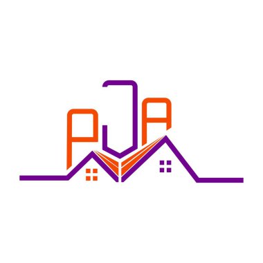 PJA Real State logo tasarımı, PJA basit ve modern logo. PJA lüks alfabe tasarımı  