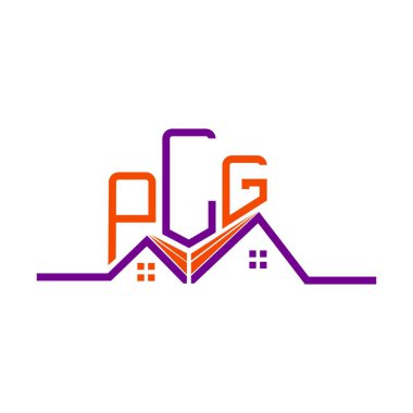 PLG Real State logo tasarımı, PLG basit ve modern logo. PLG lüks alfabe tasarımı  