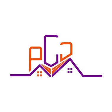 PLJ Real State logo tasarımı, PLJ basit ve modern logo. PLJ lüks alfabe tasarımı  