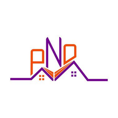 PNO Real State logo tasarımı, PNO basit ve modern logo. PNO lüks alfabe tasarımı  