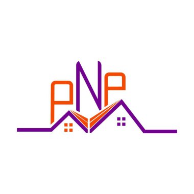PNP Real State logo tasarımı, PNP basit ve modern logo. PNP lüks alfabe tasarımı  