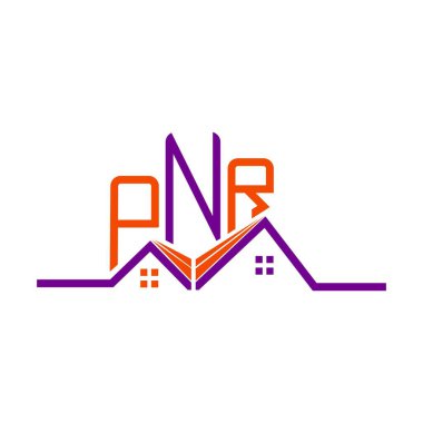 PNR Real State logo tasarımı, PNR basit ve modern logo. PNR lüks alfabe tasarımı  