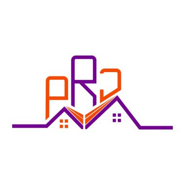 PRJ Real State logo tasarımı, PRJ basit ve modern logo. PRJ lüks alfabe tasarımı  