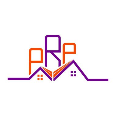 PRP Real State logo tasarımı, PRP basit ve modern logo. PRP lüks alfabe tasarımı  