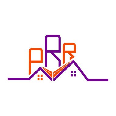 PRR Real State logo tasarımı, PRR basit ve modern logo. PRR lüks alfabe tasarımı  