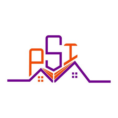 PSI Real State logo tasarımı, PSI basit ve modern logo. PSI lüks alfabe tasarımı  