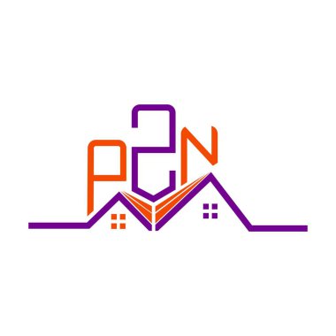 PZN Real State logo tasarımı, PZN basit ve modern logo. PZN lüks alfabe tasarımı  