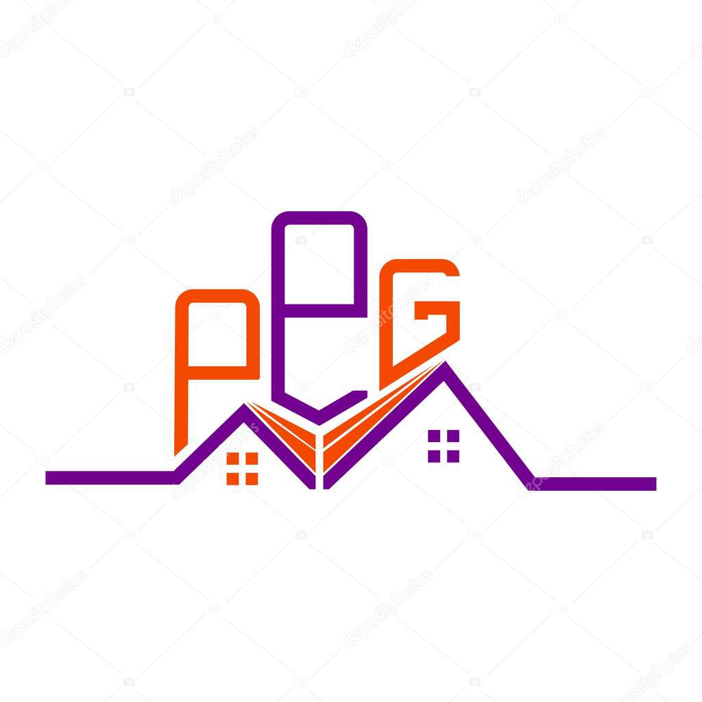 PPG Real State logo design, PPG simple and modern logo. PPG luxurious alphabet design
