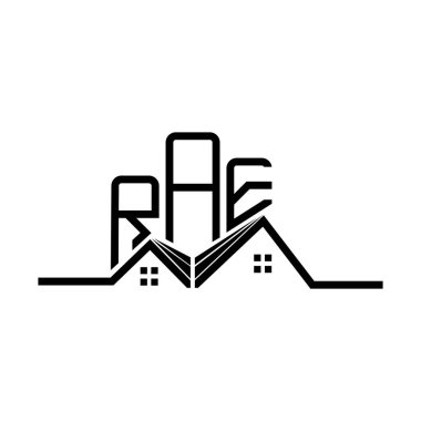 RAE Real State logo tasarımı, RAE basit ve modern logo. RAE lüks alfabe tasarımı  
