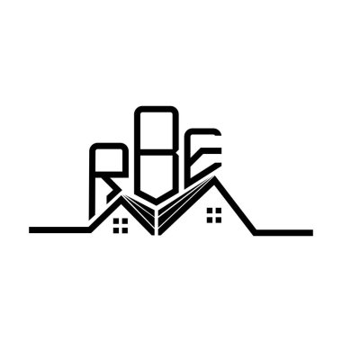 RBE Real State logo tasarımı, RBE basit ve modern logo. RBE lüks alfabe tasarımı  
